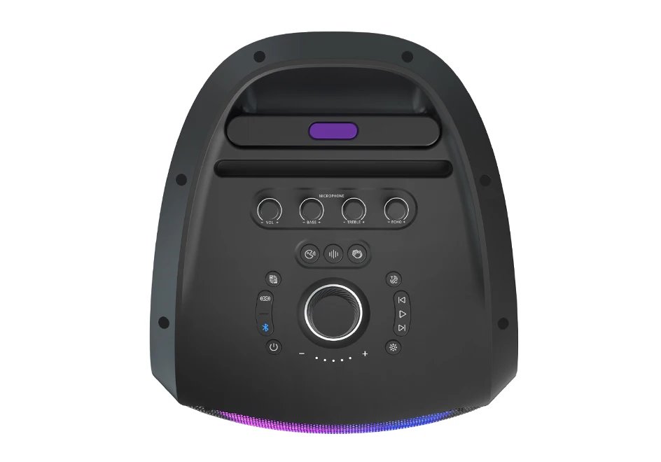 Tronsmart Halo 300 Speaker Partybox 240W with Guitar/Mic/XLR Input, TWS, 20H Playtime, wheels & Hidden Lever, for Party